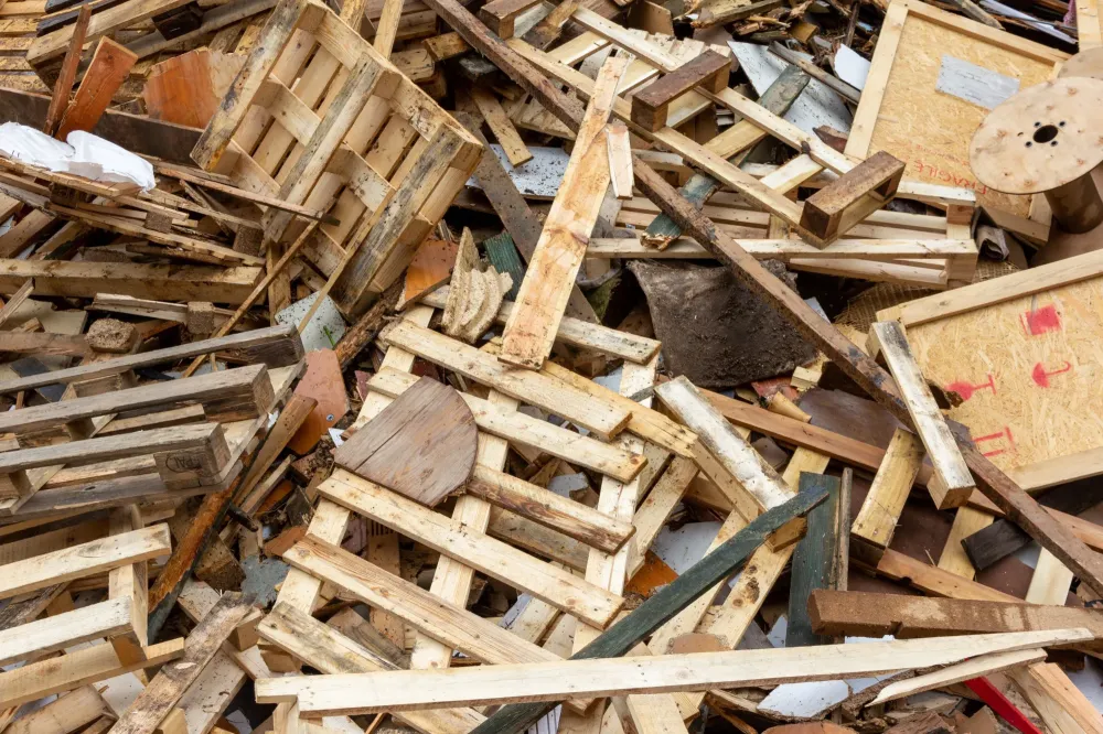 Récupération de palettes usagées près de Parthenay